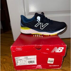 New Balance Fresh Foam men’s sneakers running course Size 14 blue